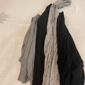 Lot of 4 - shrugs, dusters, cardigans
